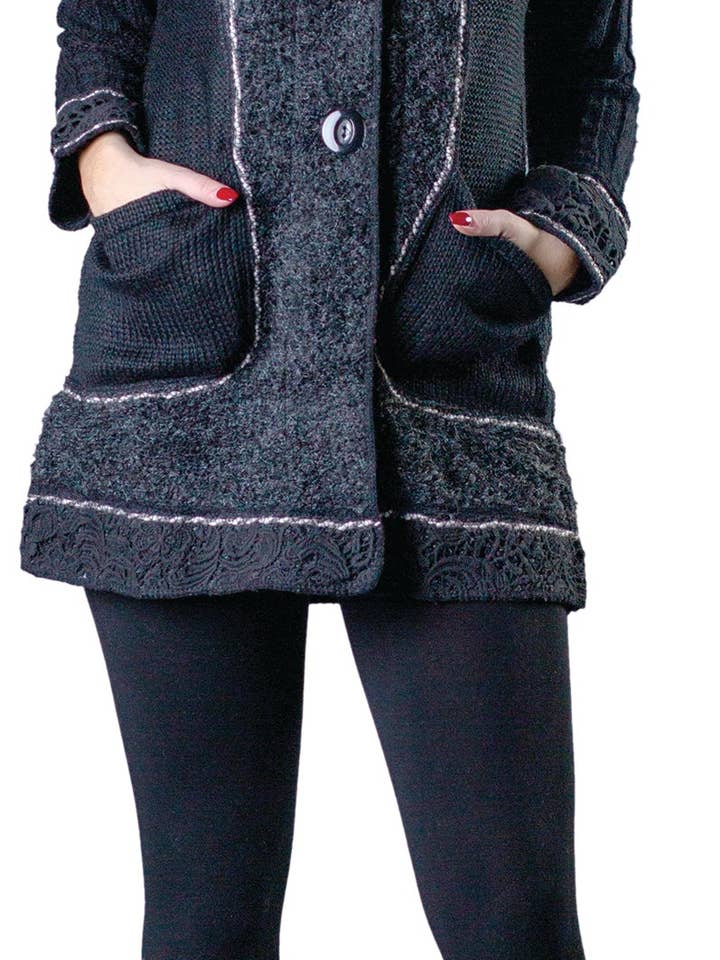 Aspen Sweater Coat for wholesale by Papa Fashions