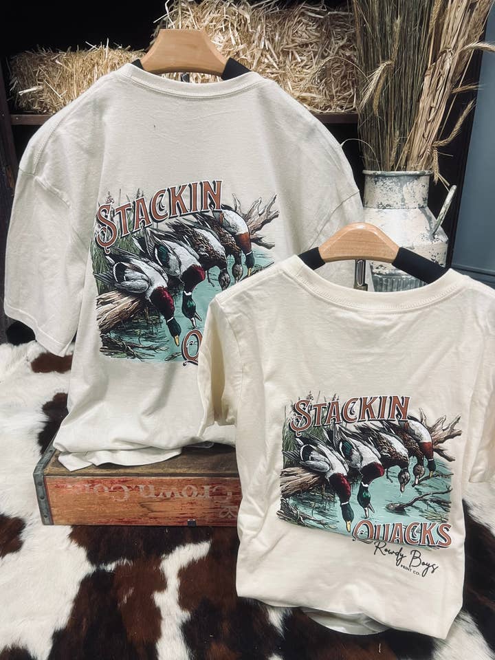 Stackin' Quacks Toddler Tee for wholesale by Rowdy Boys