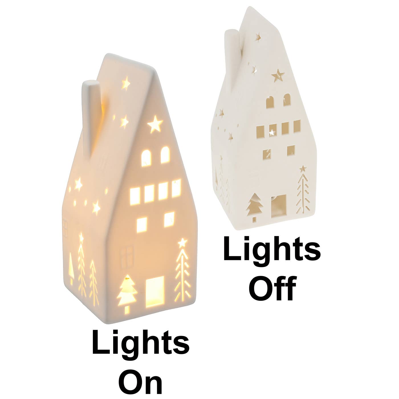 Joe Davies - Vente Décoration de Noël - Maison LED de Noël Blanche Chine Haute2