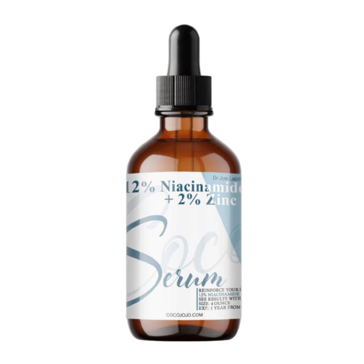 Coco jojo - Wholesale Facial Serum/Concentrate - 12% Niacinamide Serum + 2% Zinc2
