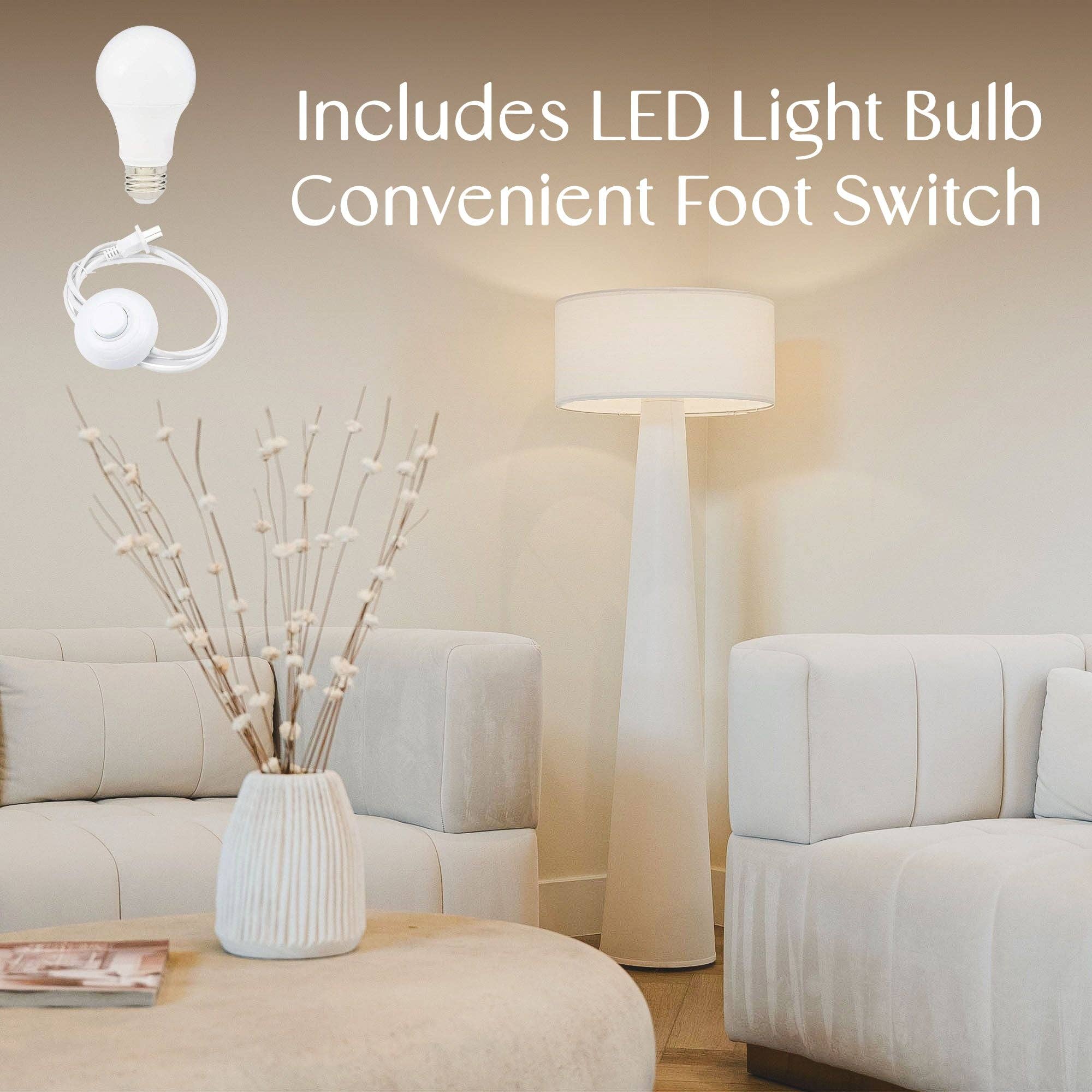 Branch & Wick Company - Vente Lampes sur pied - Grande lampe sur pied pour salon, chambre et bureau8