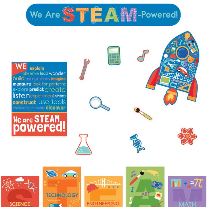 Carson Dellosa Education - Vente Tableaux d'affichage - Set de tableau d'affichage STEAM0