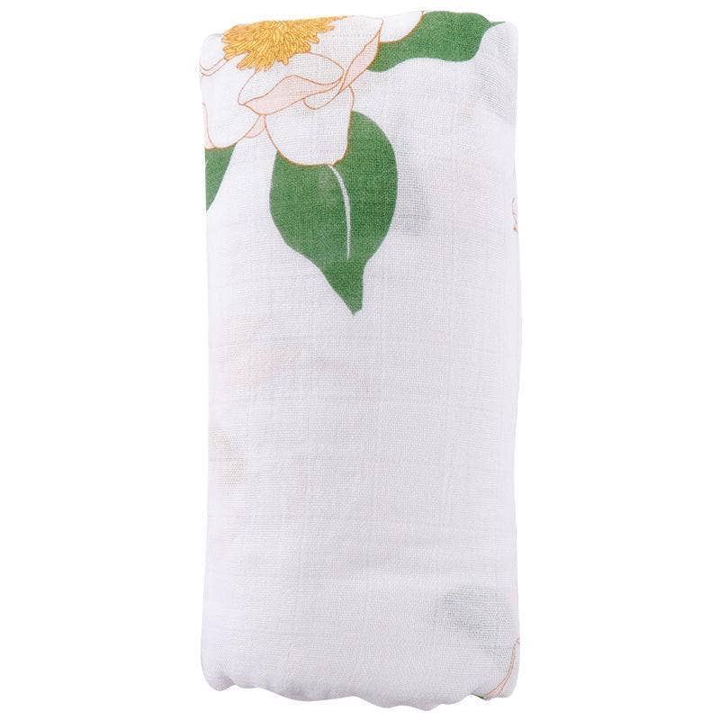 Little Hometown - Wholesale Swaddle - Baby - Southern Magnolia Baby Muslin Swaddle Receiving Blanket4