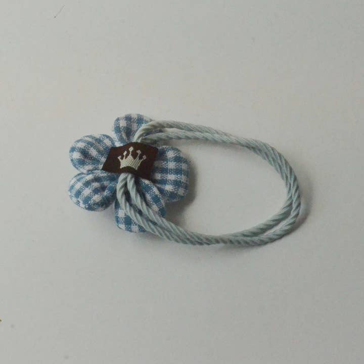 Tangle Shiny Stars - Wholesale Hair Tie - Kids - Gingham Flower Hair Tie Bundle | Set of 42