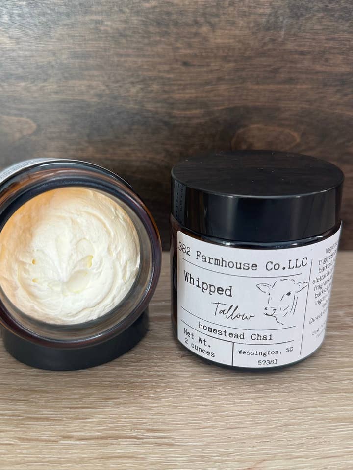 Lotion de suif fouettée au chai Homestead pour la vente par 382 Farmhouse Co LLC