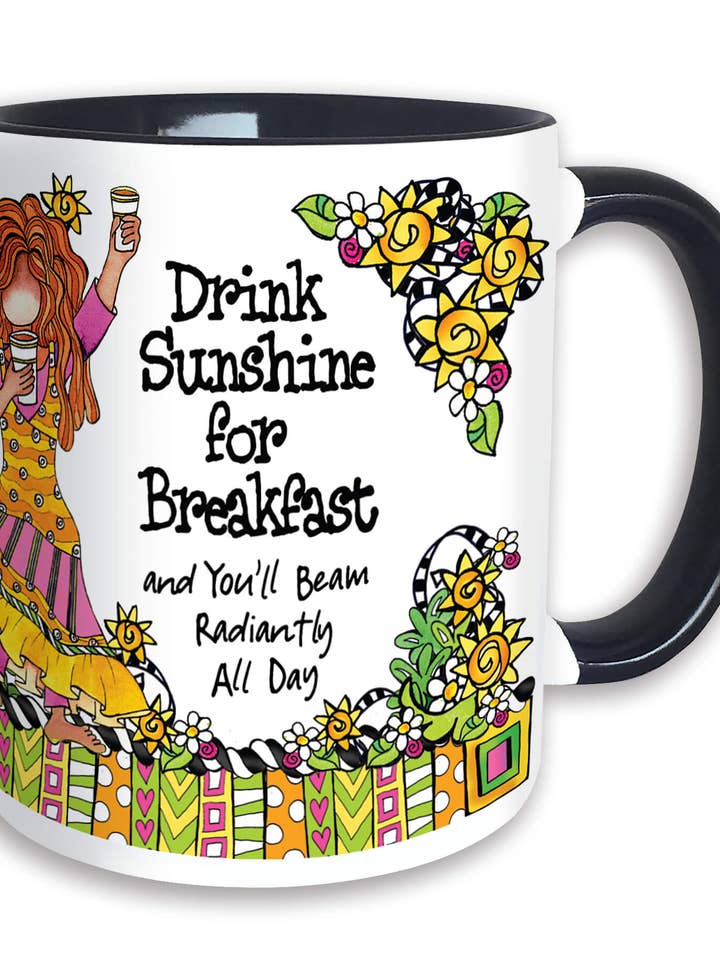 Tasse en céramique Sunshine pour la vente par Suzy Toronto Wholesale