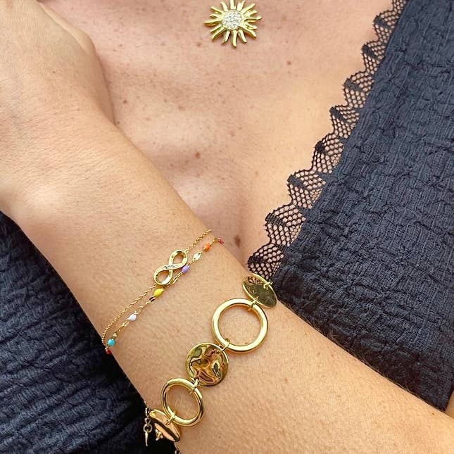 multicoloured 324RX13 stainless steel colorful bracelet for wholesale on Faire2