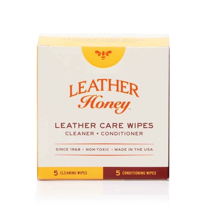 Leather Care Wipes (10 Pack) for wholesale by Leather Honey
