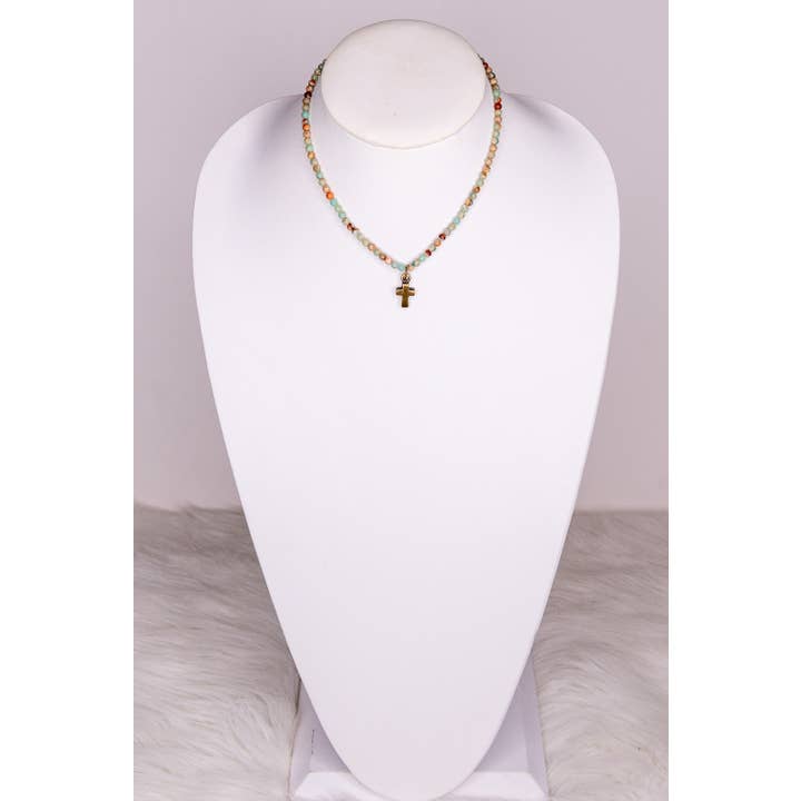 Dylan Designs - Wholesale Pendant/Charm Necklace - Kara Necklace in Imperial Jasper3