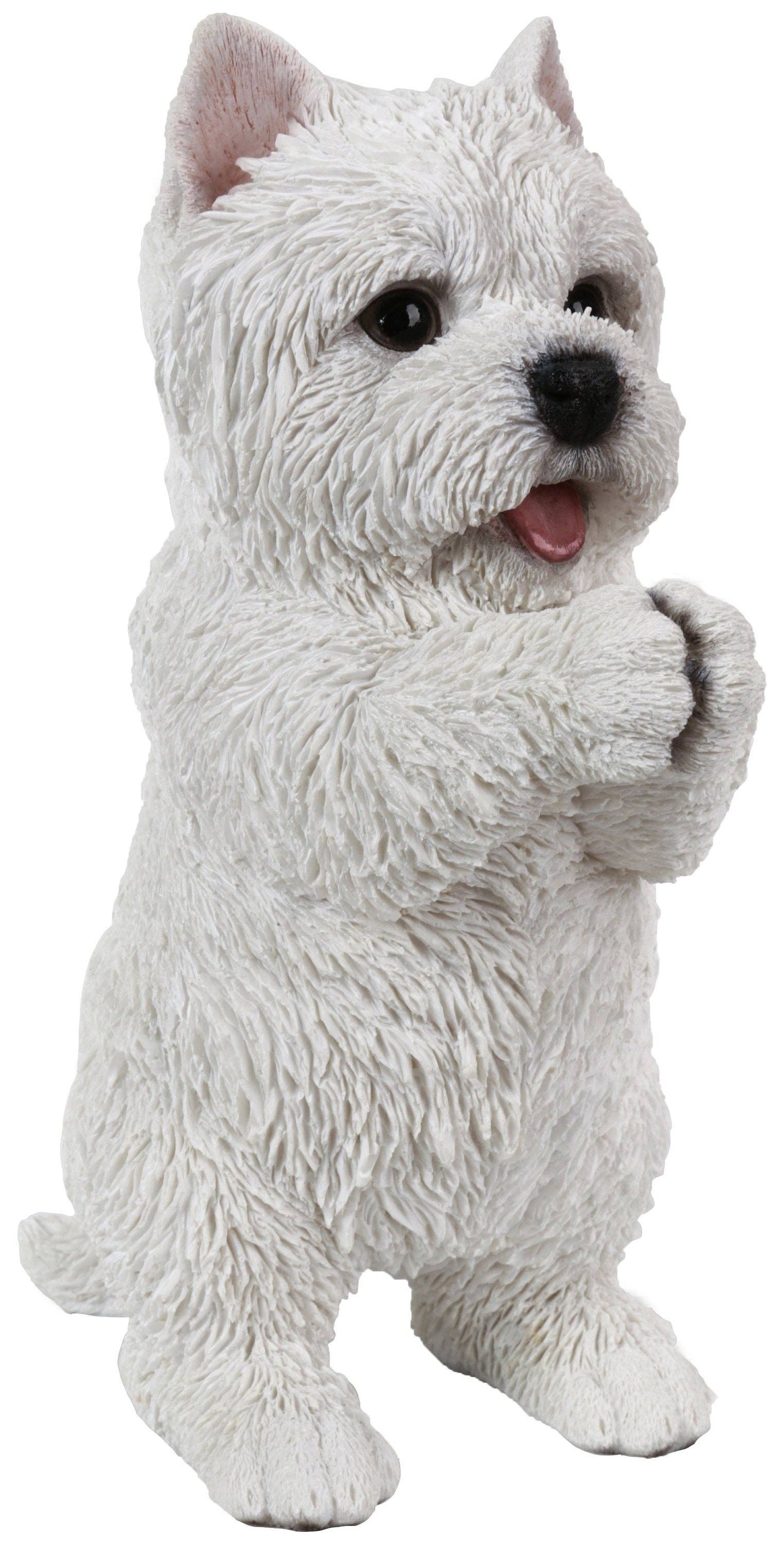 Hi-Line Gift Ltd. - Vente Bibelots/décorations d'extérieur - Statue de jeu Westie Puppy5