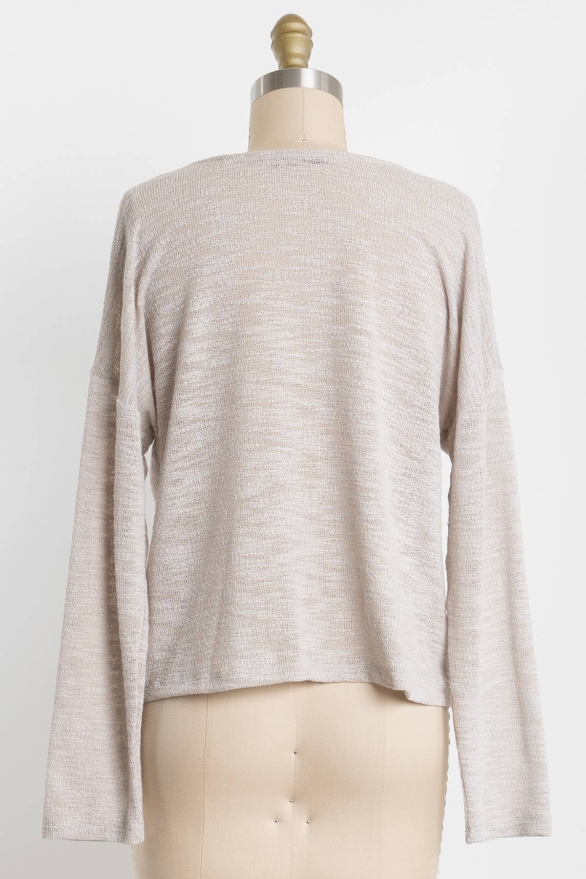 Final Touch - Wholesale Knit Top - Women's - V-Neck Knit Long Sleeve Top - T3104417