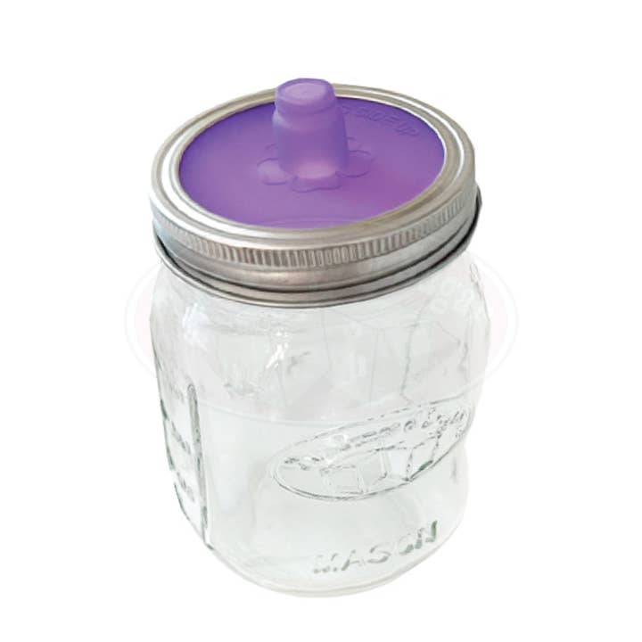 Fermentation Lids - Wide Mouth - Purple - 4 Pack for wholesale by Two Lumps of Sugar