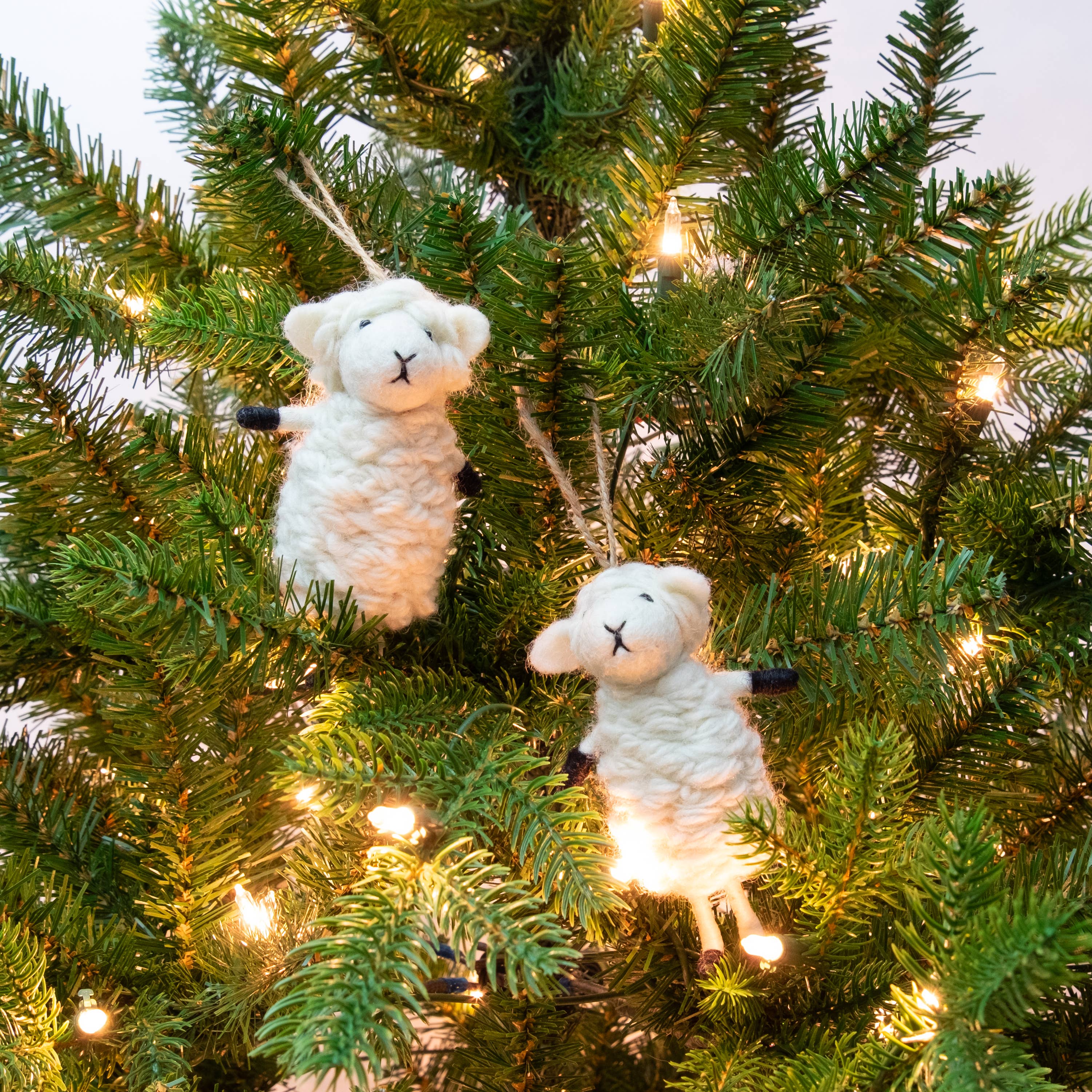 The Winding Road - Wholesale Ornament - Ornament - Standing White Sheep2