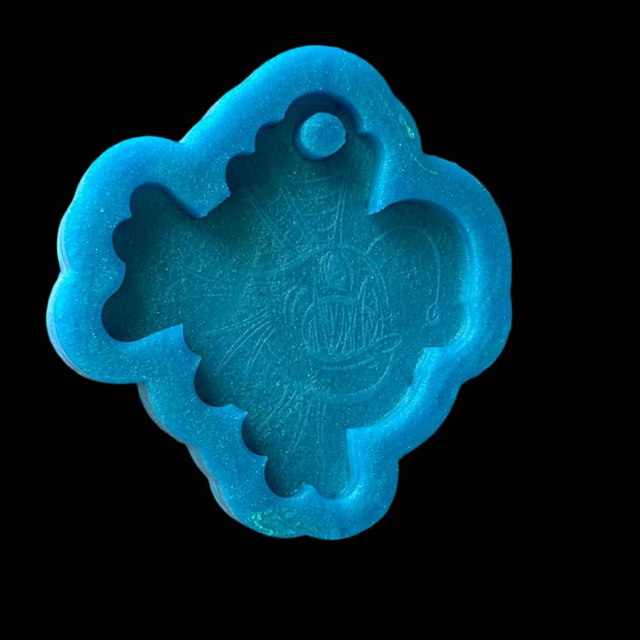 Stampo per portachiavi a forma di pesce pescatore per la vendita all'ingrosso da parte di KCRESINSHOP