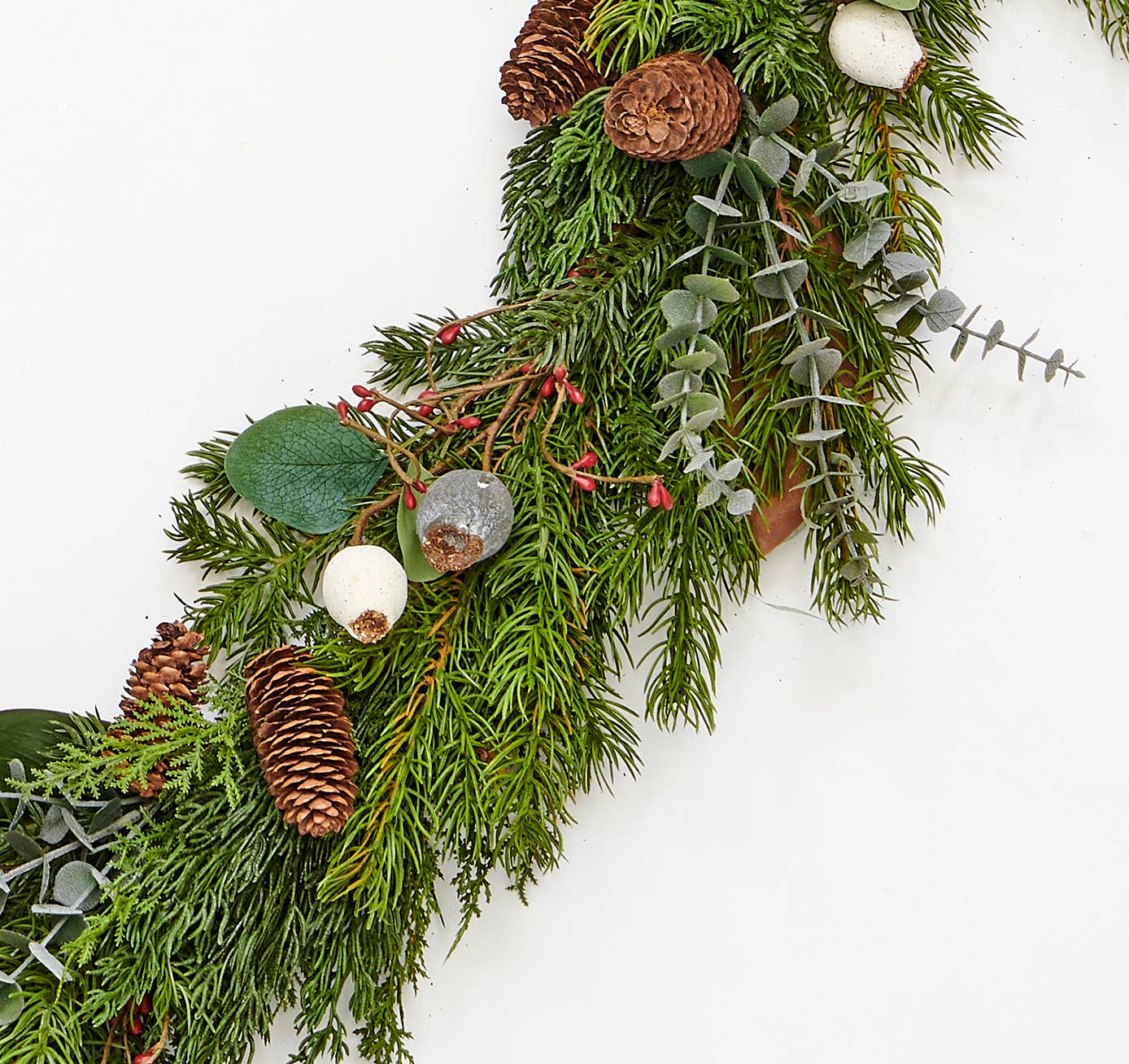 WORTH IMPORTS - Wholesale Bunting/Garland - 69" Cypress Pine Cons & Fig Garland1