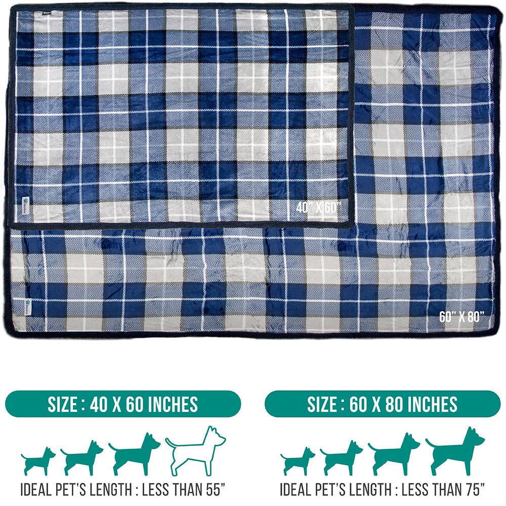 PetAmi - Vente Couverture – chat et chien - Couverture pour animaux en polaire réversible100