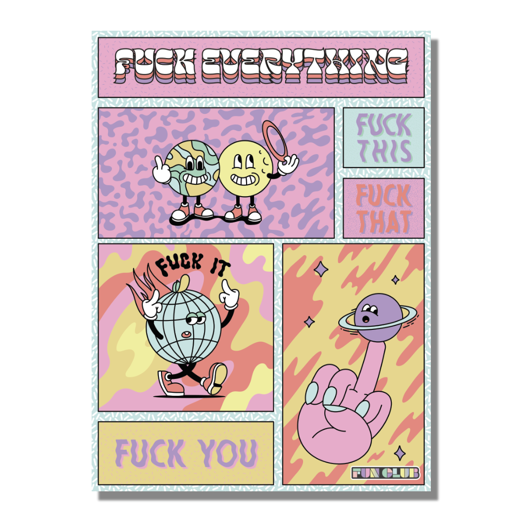 FUN CLUB – Engroshandel Puslespil - Voksen – Fuck Alt Puzzle (sjovt)1