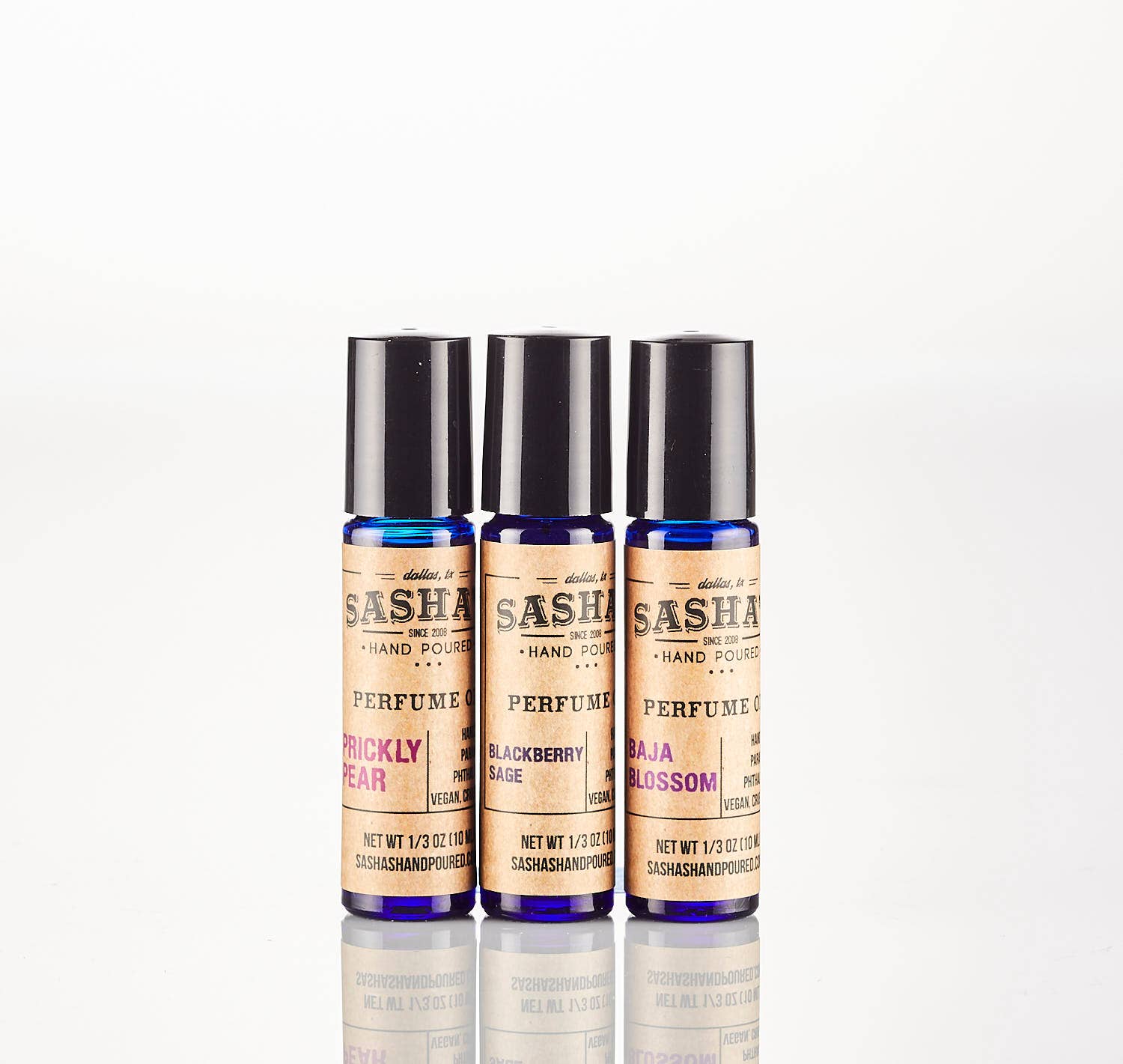 Sasha's Hand Poured Bath and Body - Wholesale Roll-On Fragrance - Perfume Oil Rollerball Bottle 1/3 oz5