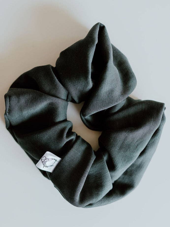 Charcoal Scrunchies for wholesale by Created Mother