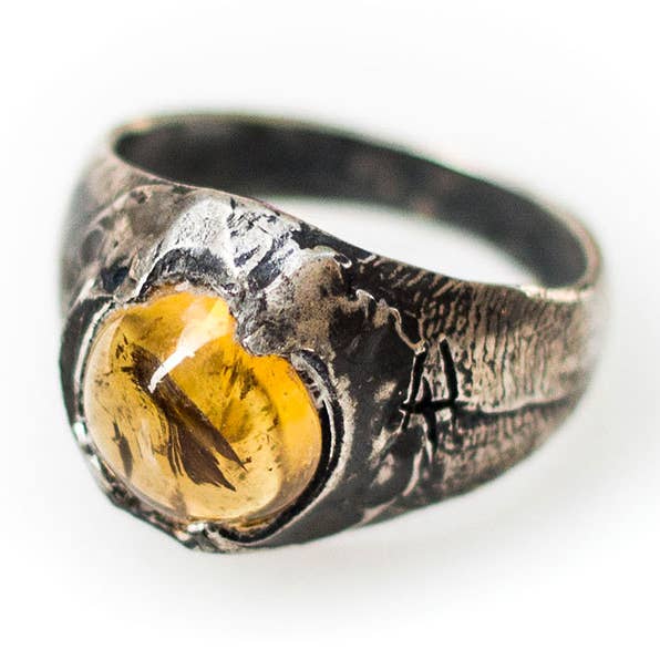 Citrine Quartz Ring for wholesale by Arlo Haisek