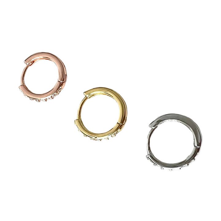 Pendientes Aro Brillo Grande para venta al por mayor de Royce and Oak