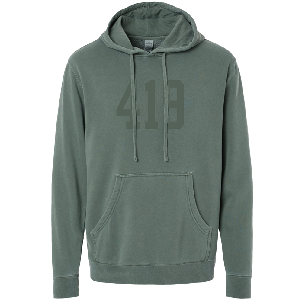 Jupmode - Wholesale Hoodie - Unisex - Custom Area Code Puff Print Tone on Tone Hoodie0