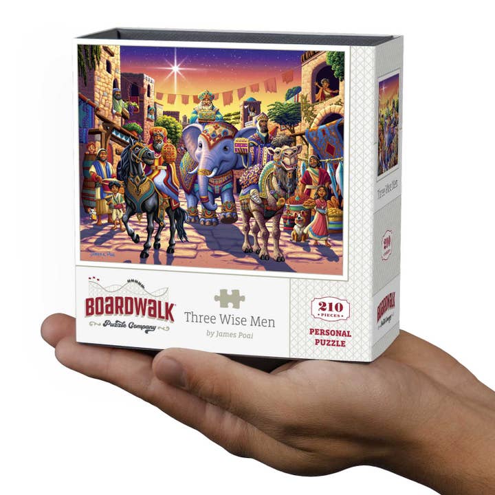 Three Wise Men - Personal Puzzle - 210 Piece for wholesale by Boardwalk Puzzle Company