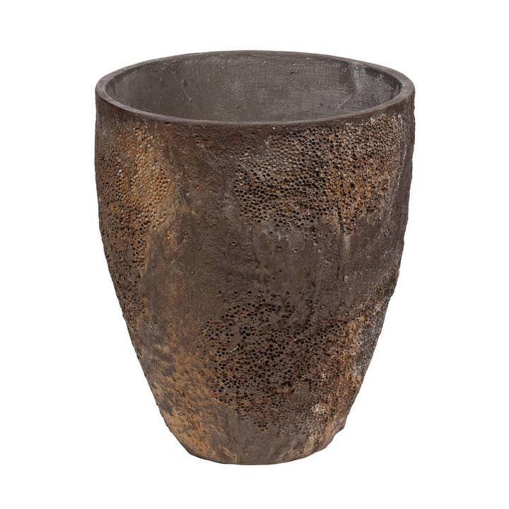 Bernd S - Imperial Brown - L12,99in x W12,99in x H14,57in for wholesale by Pottery Pots