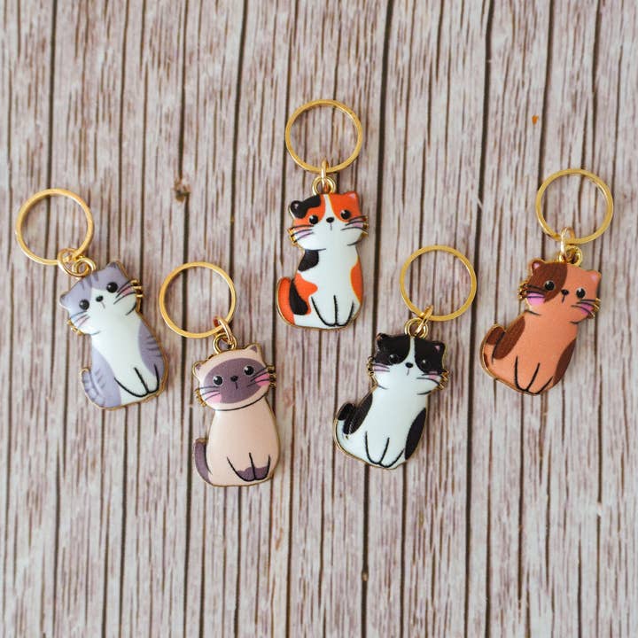 Hello Kim - Kim Chui - Wholesale Knitting/Crochet Supplies - Kittens #4 - Stitch Markers3