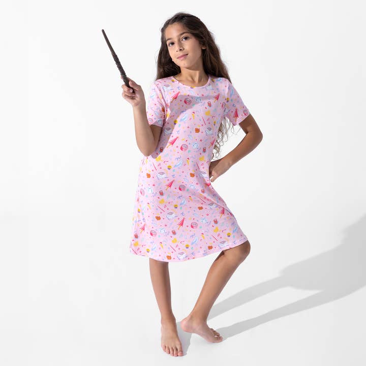 Harry Potter Happee Birthdae Harry Bamboo Girls' Short Sleeve Dress for wholesale by Bellabu Bear