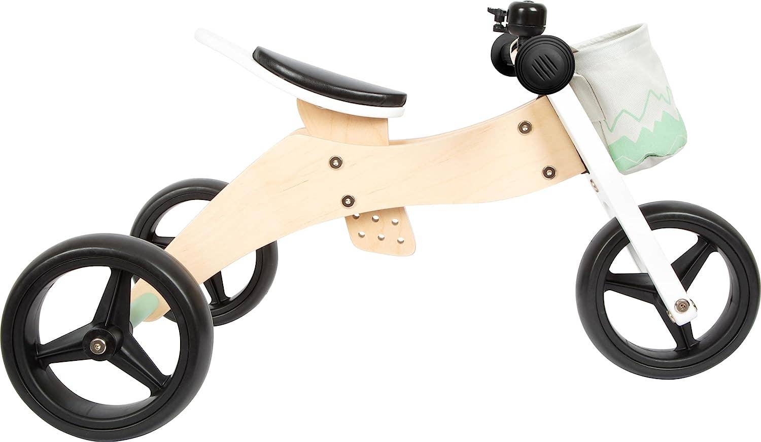 small foot – Engroshandel Cykler og scootere - Børn – 2 i 1 balancecykel og trehjulet løbecykel i træ med hjul5