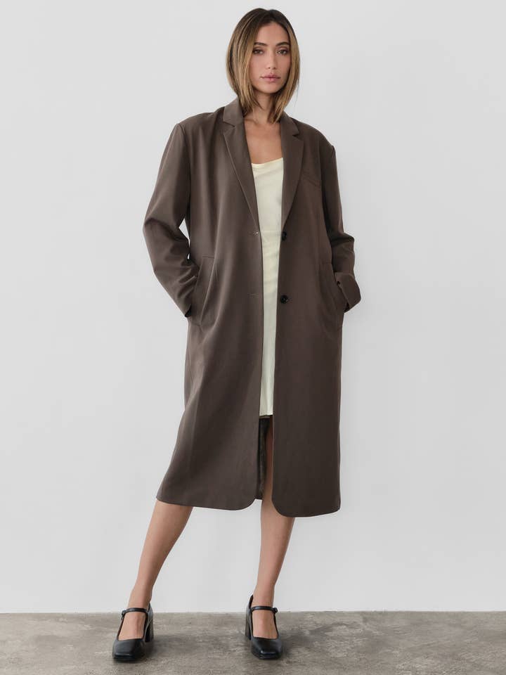 The Solara Coat | Timeless Tailored Layering Coat for wholesale by MOD REF