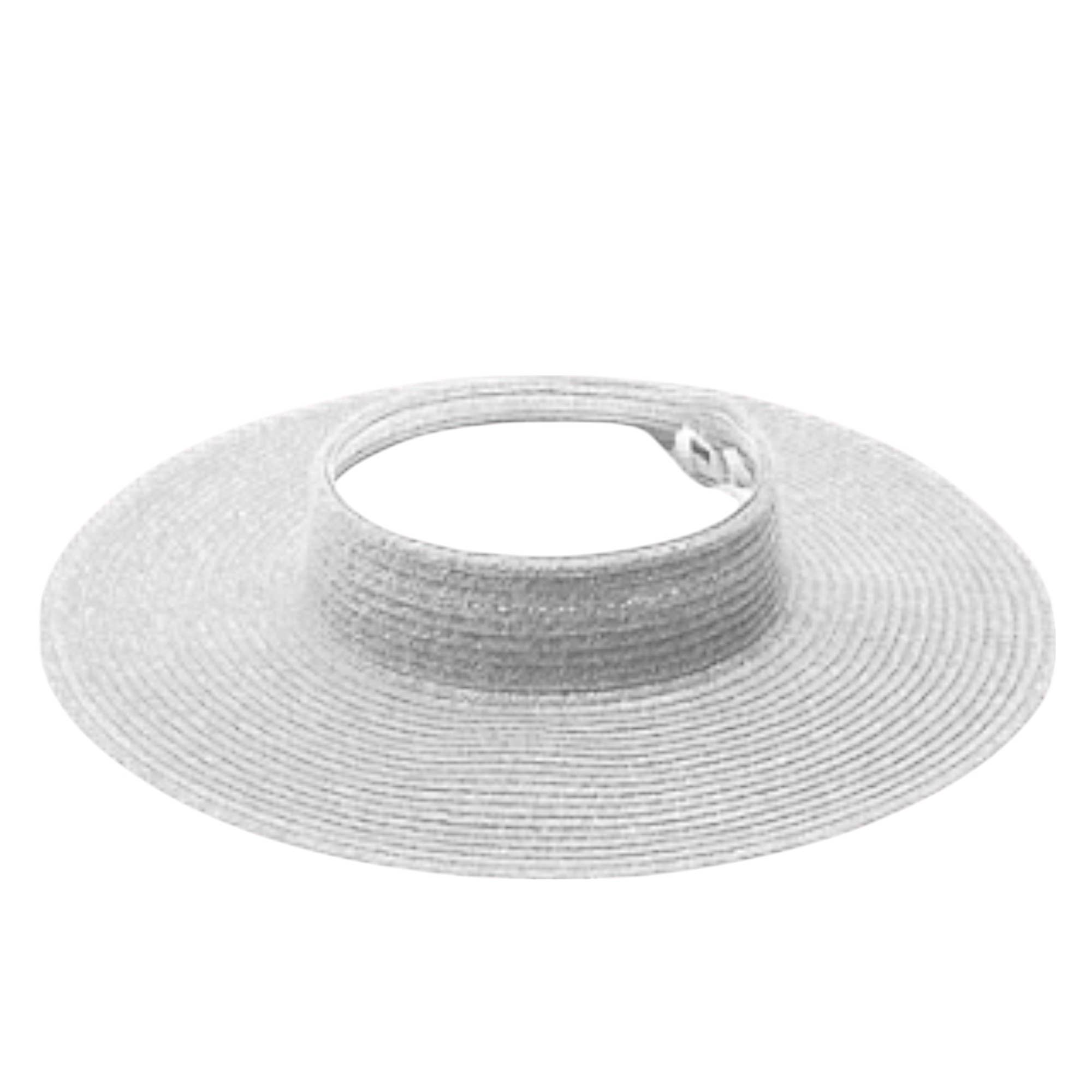 One and Only Accessories - Wholesale Visor - Women's - Crownless Straw Visor - NEW COLORS ADDED!0