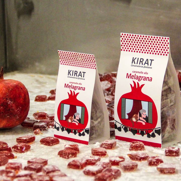 Granatapfel-Bonbons 40gr für den Großhandel von Kirat
