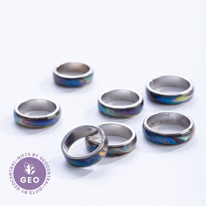 RCS Gifts - Wholesale Band/Stacked Ring - Amazing Mood Rings