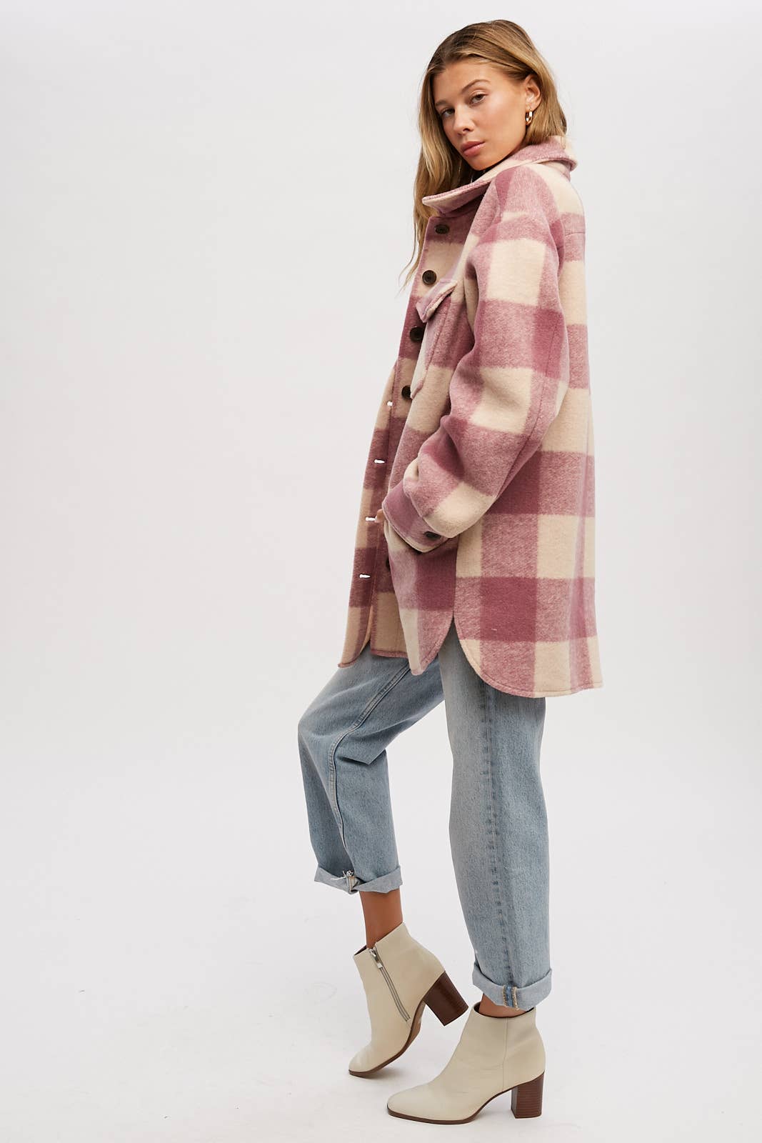 Bluivy – wholesale Rock - Dam – BORSTAD RUTIG ÖVERDIMENSIONERAD KAPPA33