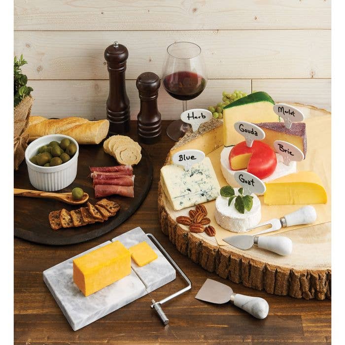 HIC - Harold Import Co. - Wholesale Kitchen Tool/Gadget - Maison Du Fromage Cheese Marker With Pen, 6-Piece Set2