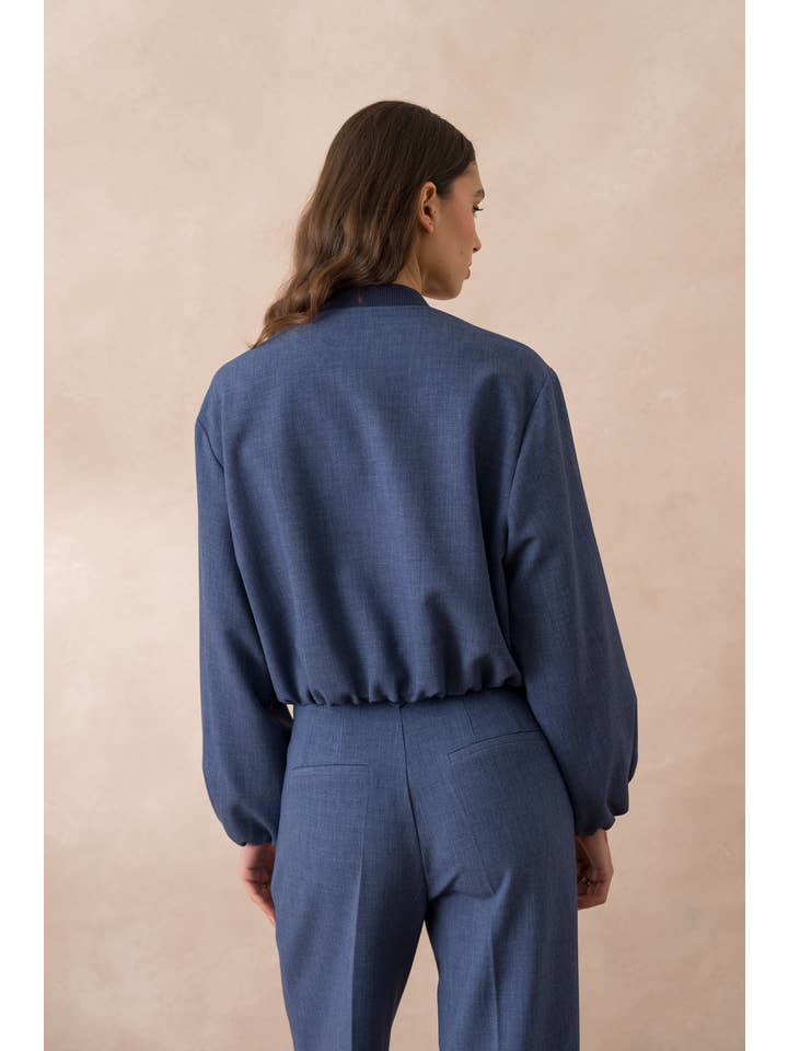 Attentif Paris - Vendita all'ingrosso Bomber - Donna - Bomber corto Aura con collo classico10