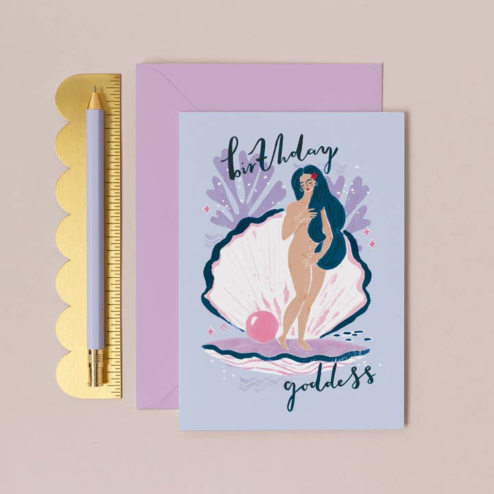 Sister Paper Co. – wholesale Birthday card – Birthday Goddess Card | Female Birthday Card | Birthday Card6