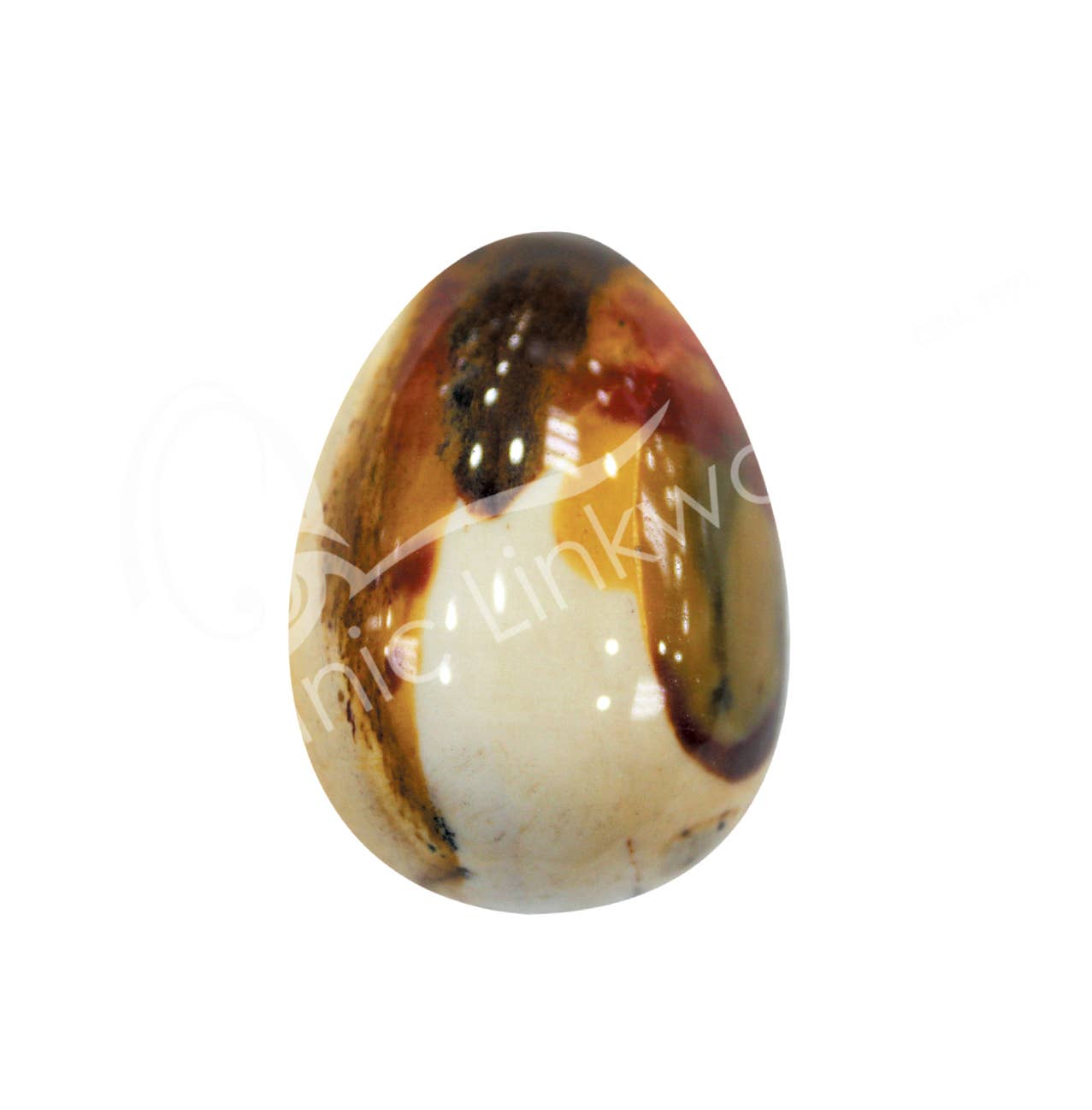 Oceanic Linkways Inc - Wholesale Spiritual Stone/Crystal - (PC)EGG - MOOKAITE 1.5 X 1.75"0