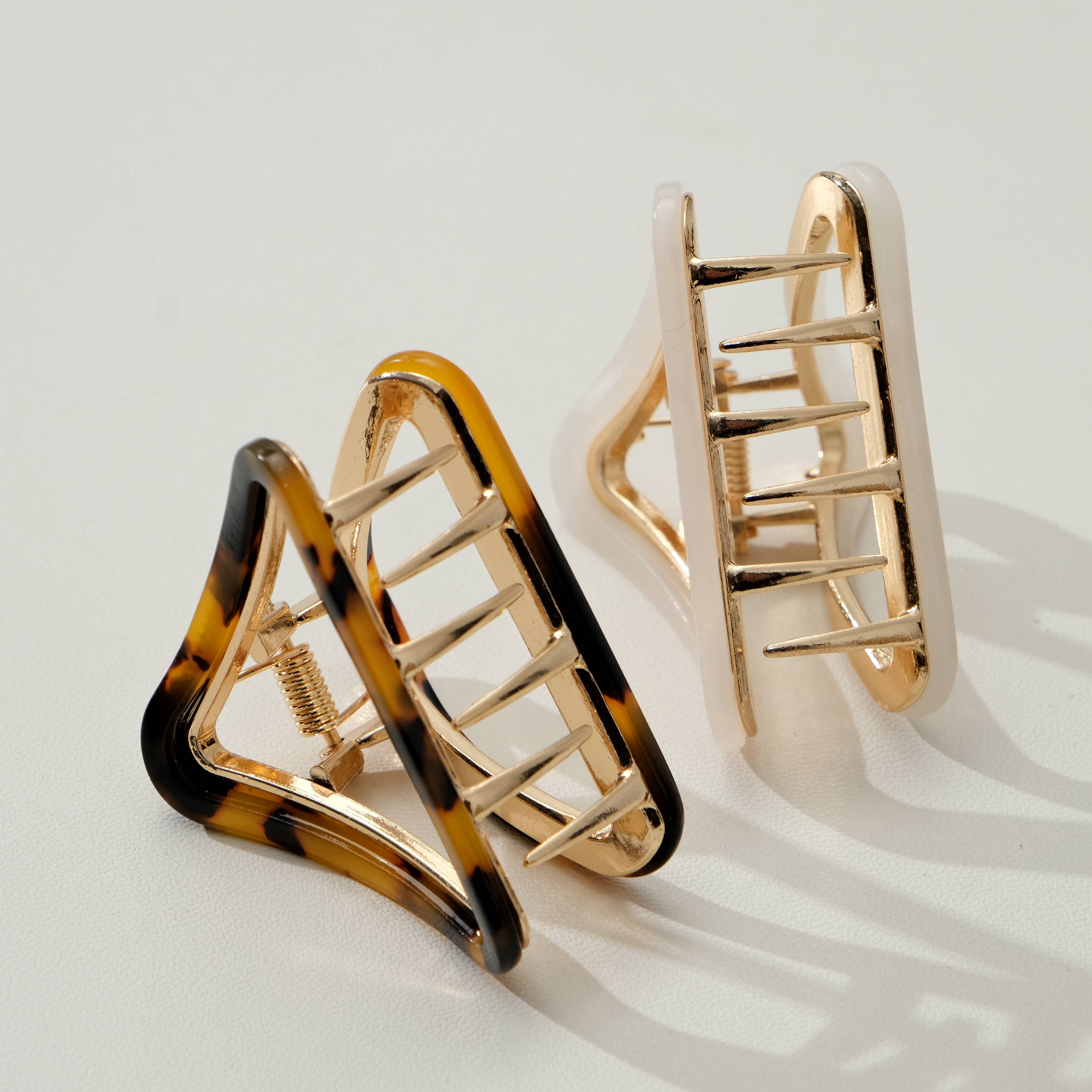 Assorted Amelie Core Classic Triangle Metal Claw Clip - Small for wholesale on Faire6