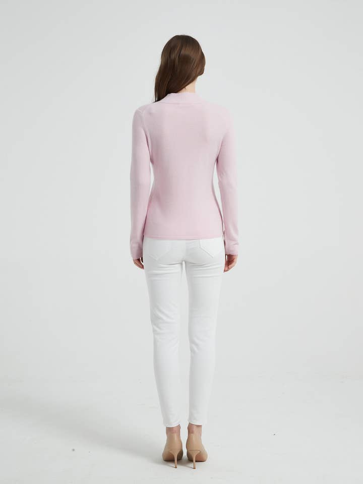 EWSCA – wholesale Pullovertröja - Dam – Baby Cashmere V-ringad tröja för kvinnor15