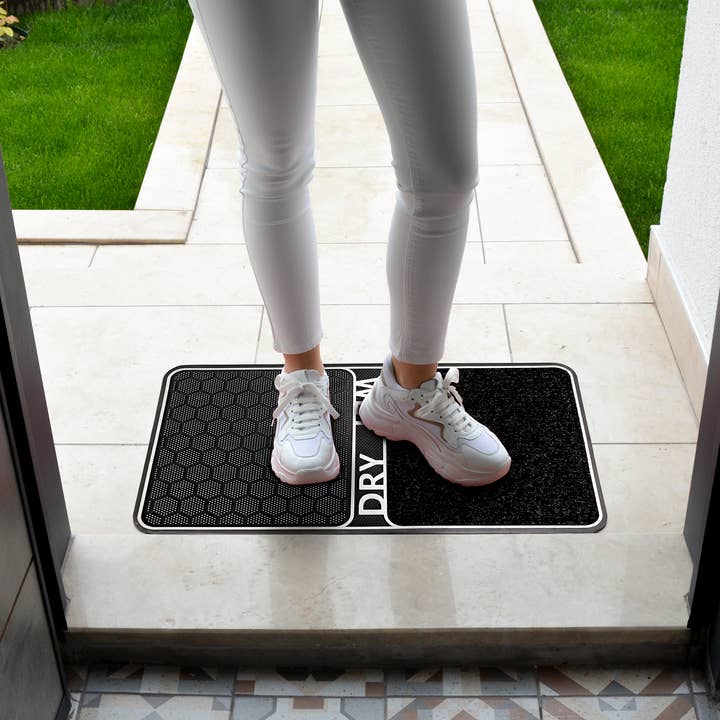J&V TEXTILES – wholesale Door mat – Wet & Dry Shoe Cleaning 18 in. x 32 in. Rectangular Door Mat