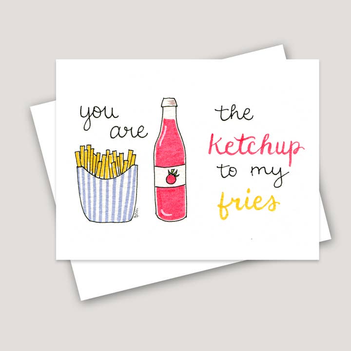 Ketchup & Fries for wholesale by Kelli McNichols Art