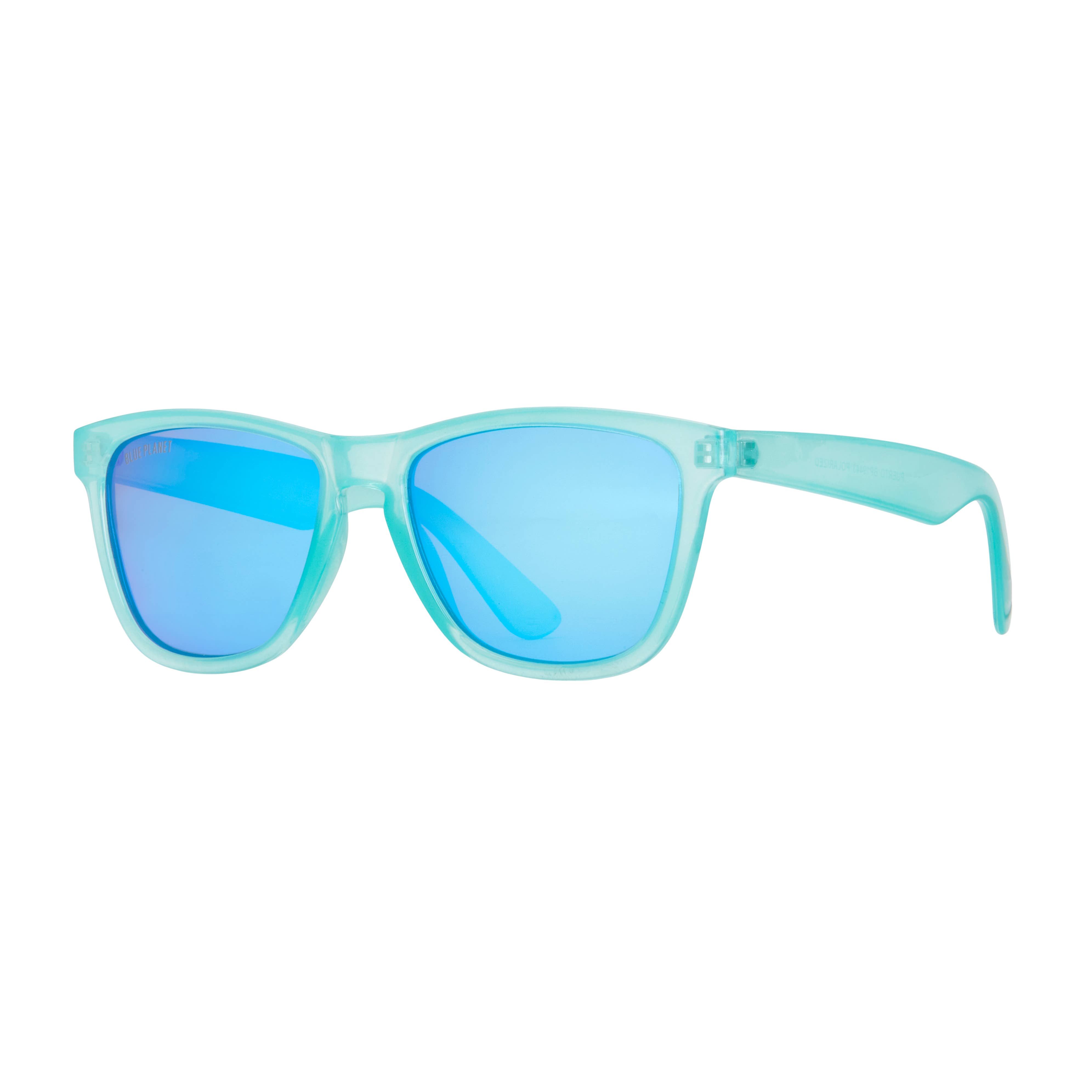 Pyramex Safety SB8665D Ever-Lite - Black Frame/Ice Blue Mirror Lens Safety  Glasses