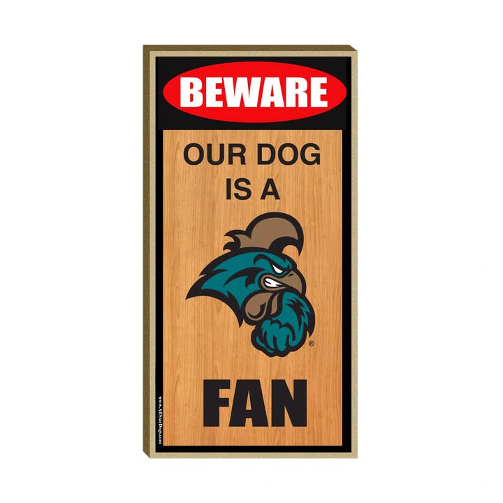 Coastal Carolina University - Targa in legno per la vendita all'ingrosso da parte di All Star Dogs