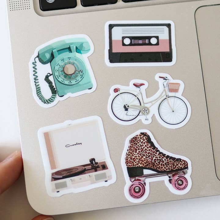 Autocollants Mini Vintage Imperméables - Tendance & Nostalgique pour la vente par The Sticker Shop