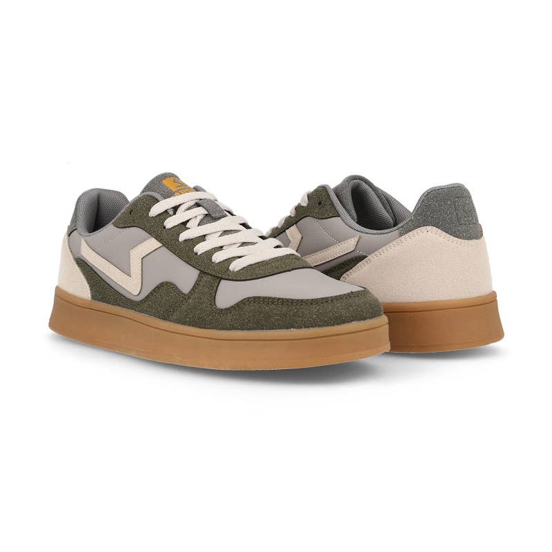 Paredes - Wholesale Lifestyle Sneakers - Men's - Alkiza khaki men's casual sneakers2