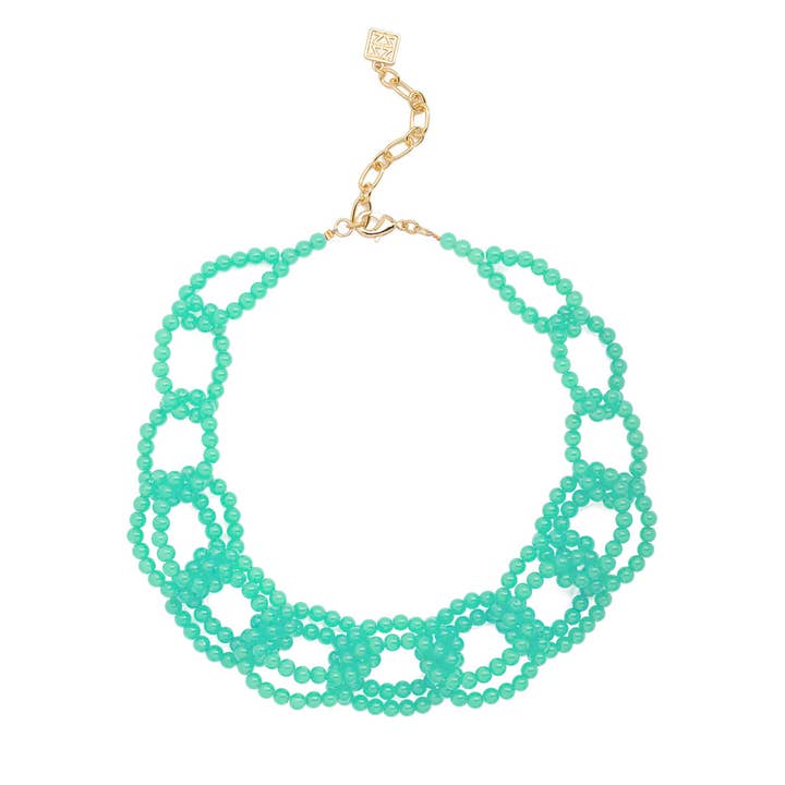 ZENZII Jewelry – Großhandel Perlenkette – Halskette mit Glasperlen und Gliederhalsband12