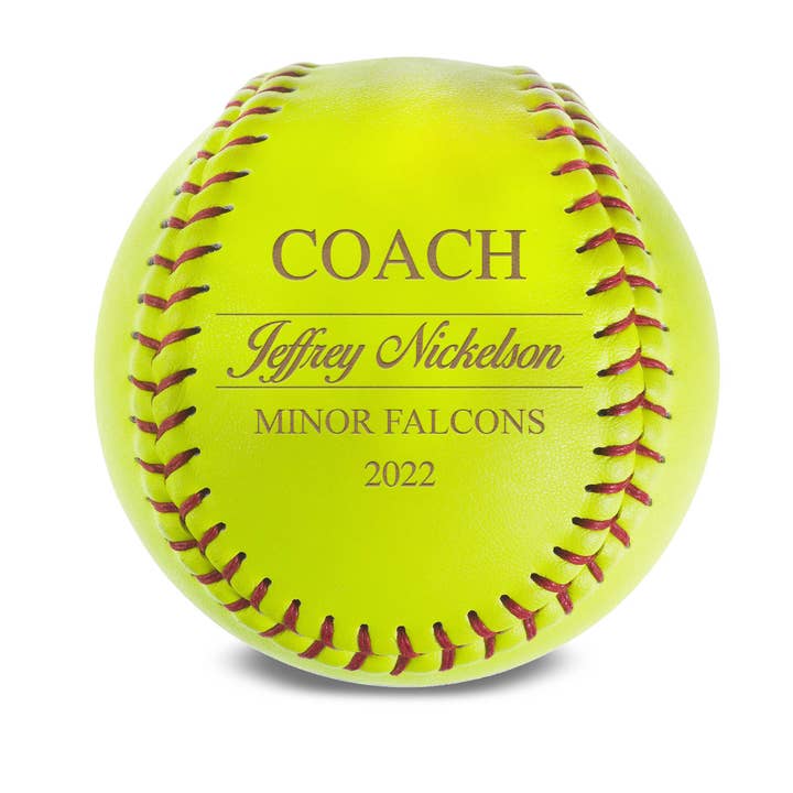 Softball in pelle personalizzato | Coach Jeffrey per la vendita all'ingrosso da parte di Etchey
